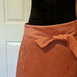 Loft faux wrap skirt